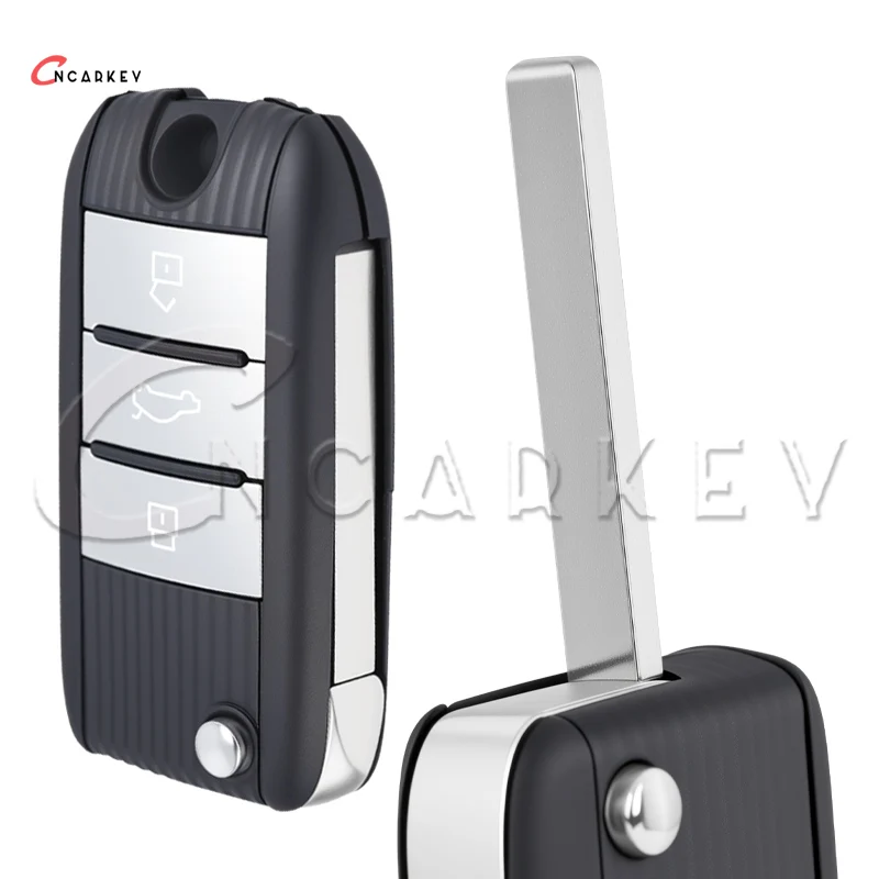 Chiave per auto remota Go senza chiave adatta MG ZS MG5 MG6 HS MG3 RX5 RX8 ZS ID47 Chip PCF7961X Hitag3 433 MHz Non Smart Auto Fob Flip 3 pulsanti