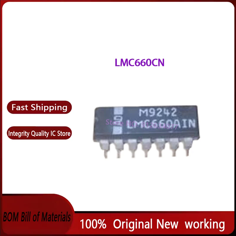 Novo e original 10 peças lmc660cn lmc660 dip14