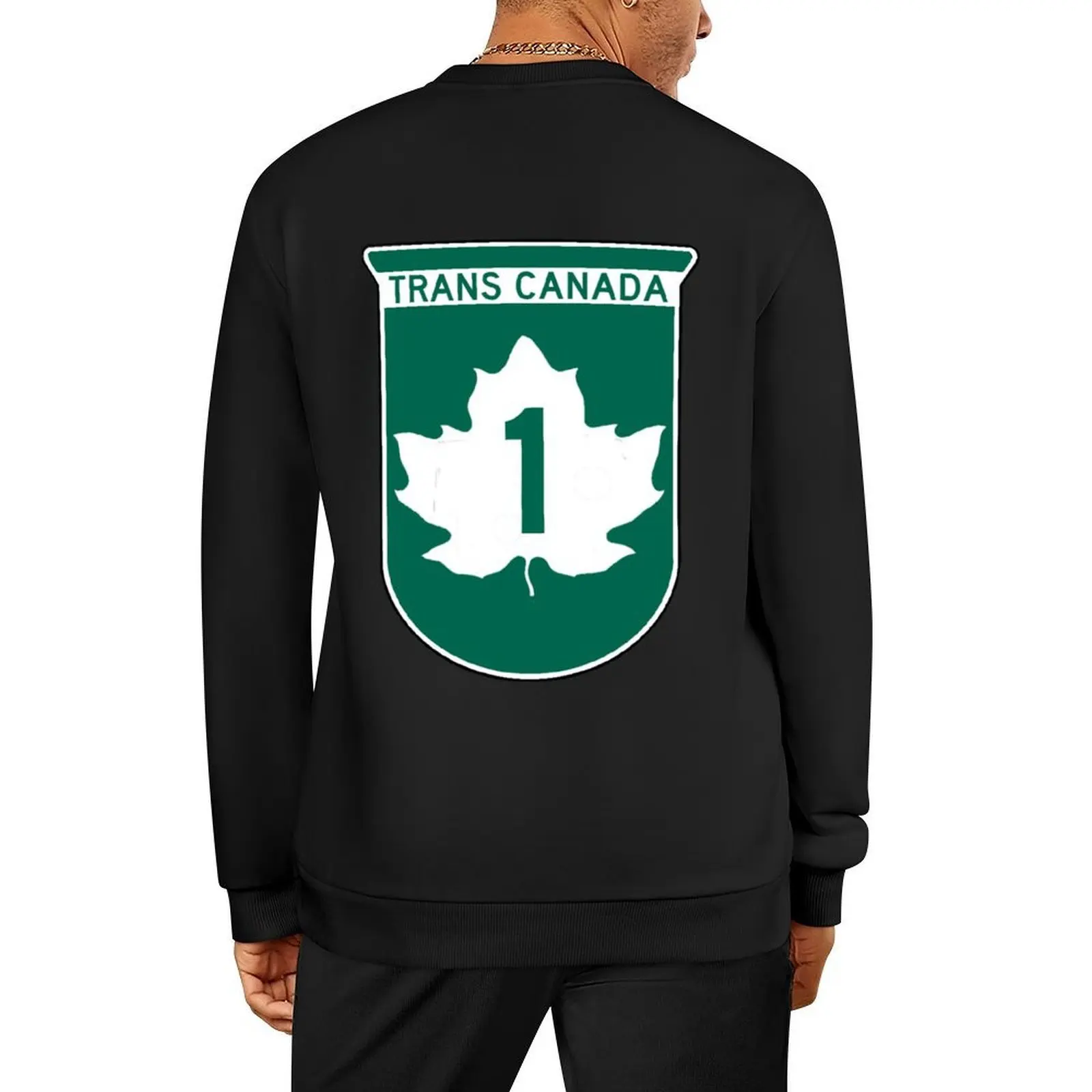 

Trans Canada Highway Sign Pullover autumn men wear tracksuit tracksuits new in sweatshirts