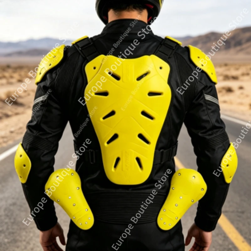 

Full Set Shoulder Elbow Back Protector Knee Chest Guard LYSCHY CE Level 2 Motorcycle Armor Insert Riding Safety Equipment