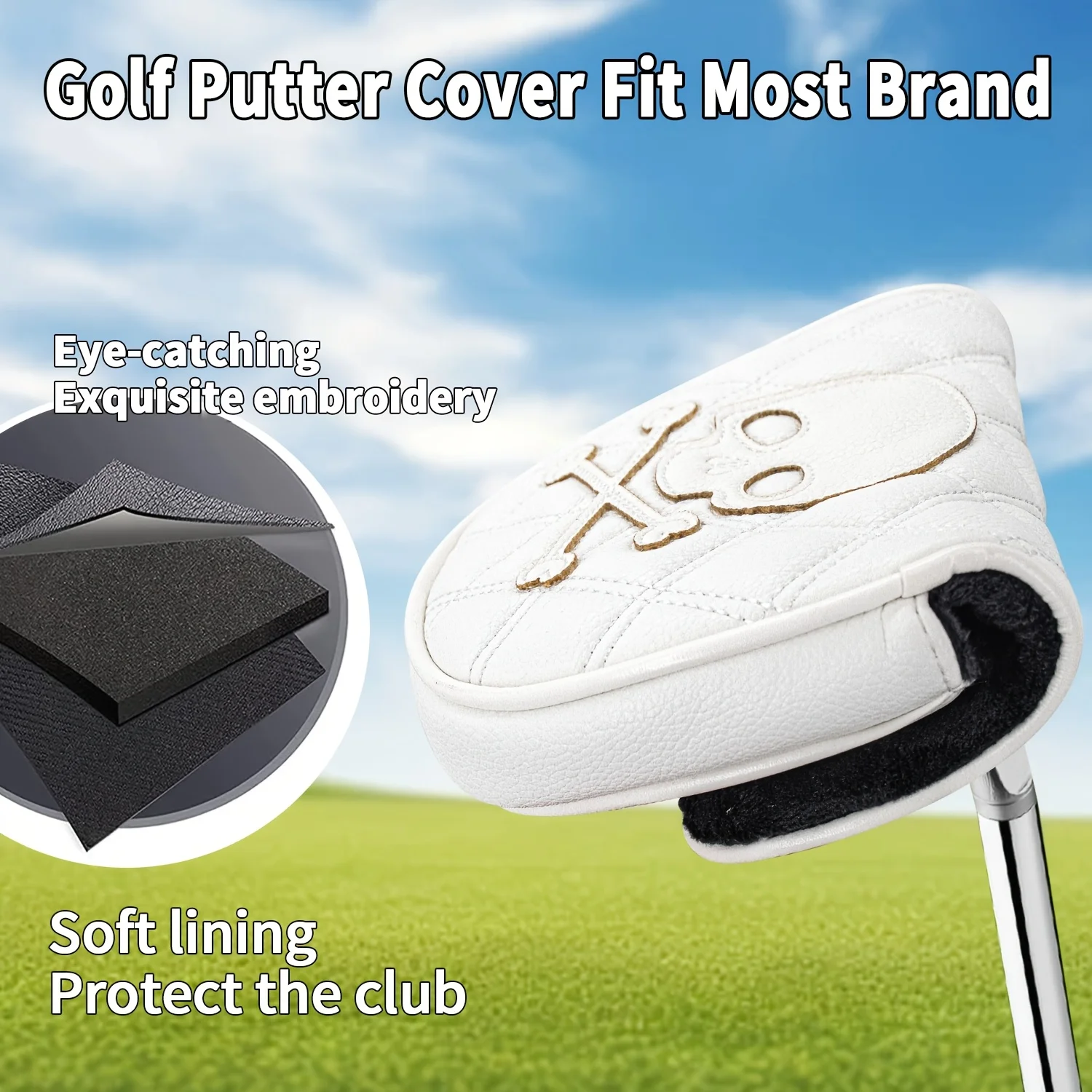 ฝาครอบหัวไม้กอล์ฟลายหัวกะโหลก  - Golf Putter บทวิจารณ์และราคา