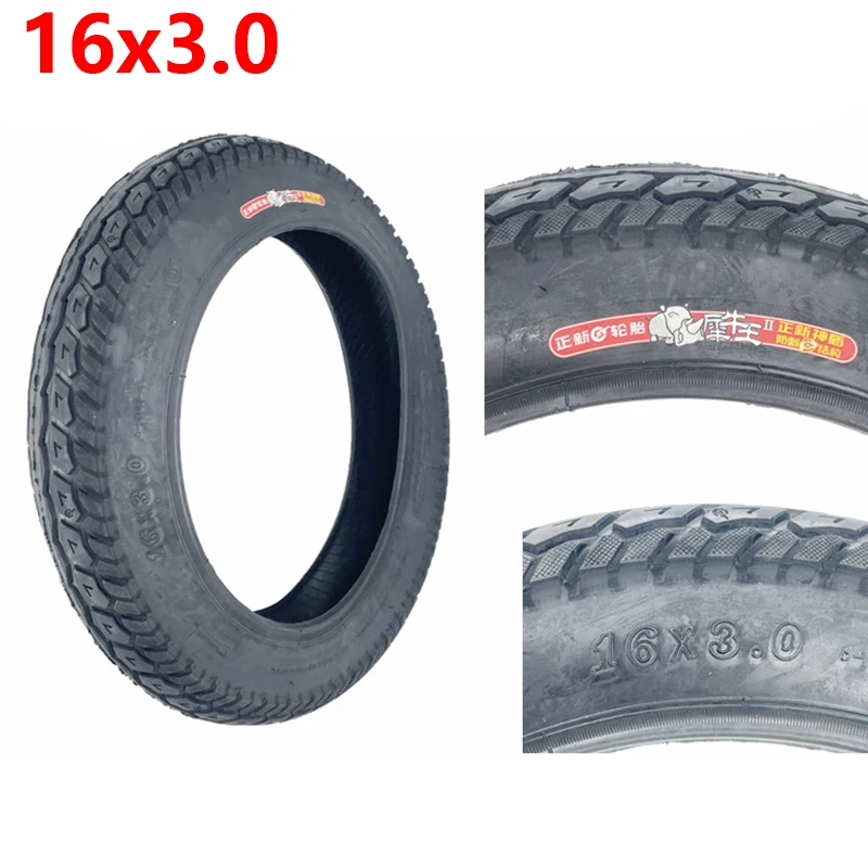 CST electric vehicle outer tire 16x3.0 inner tube outer tire 16-inch pneumatic tire anti-puncture tire