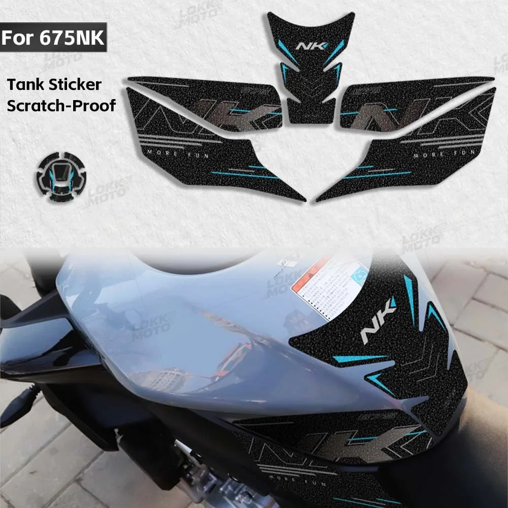Mattierte Dekorations- und Schutzaufkleber für Motorrad-Kraftstofftanks, wasserdicht, kratzfest, Nachrüstaufkleber für 675NK 675 nk NK 675 2025