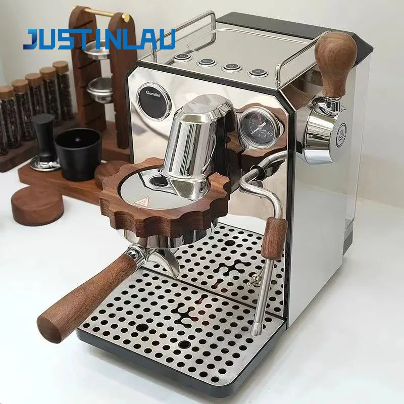 JUSTINLAU Coffee Machine Steam Stick Insulation Accessories Walnut Modified Kit Suitable for Gemilai 3006/3145 Anti Scald Ring