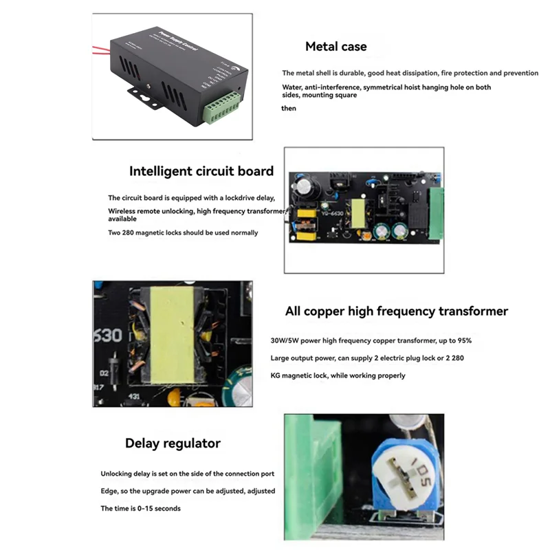 

【A42U】Бартер питания для контроля доступа, трансформатор, дверная система, адаптер AC110-240V, система Covertor, машина постоянного тока 12 В