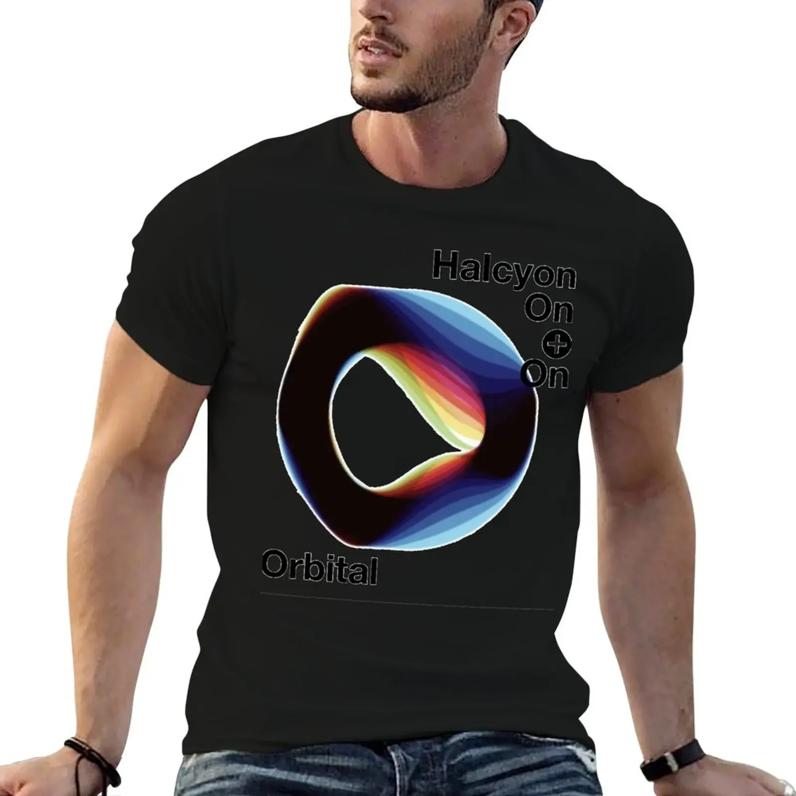 

Orbital Halcyon On T-Shirt customs customizeds men workout shirt