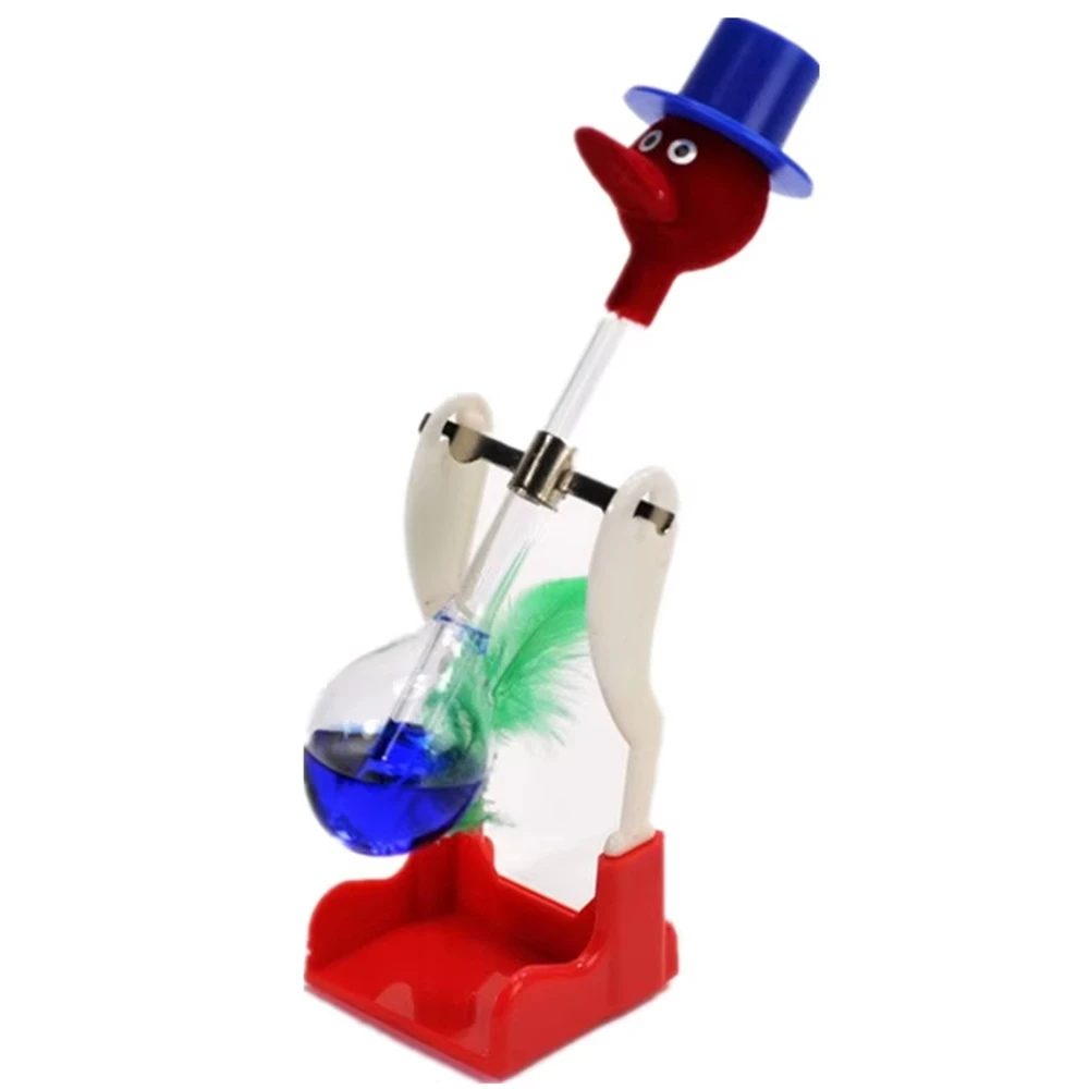 Creative Non-stop Liquid Drinking Glass Lucky Bird Duck Bobbing Balance Bird Drinking Water Bird Crafts Decorative Ornaments
