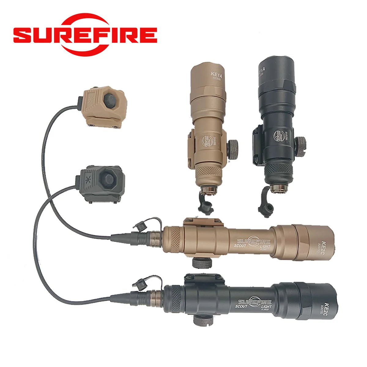 Lampe de poche tactique Surefire SF M300/M600 avec interrupteur UNITY AXON SL, rail de 20mm, lampe de chasse pour fusil Airsoft