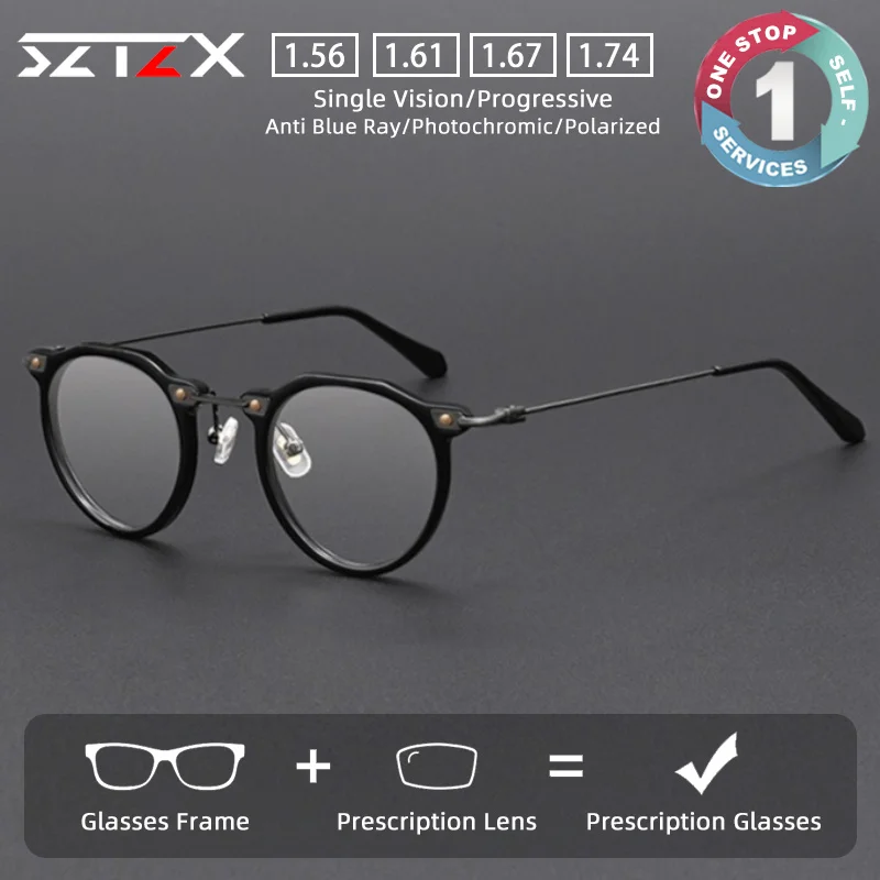sztzx-currents-fashion-colorful-prescription-glasses-anti-blue-light-myopia-eyewear-durable-acetate-progressive-reading-glasses