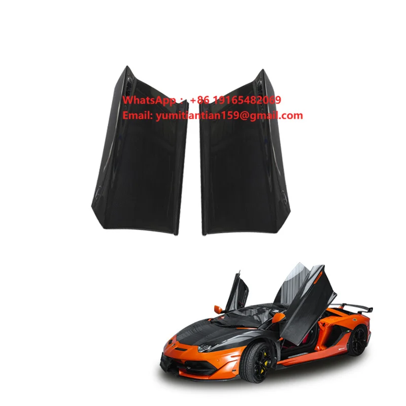 Vehicle Parts & Accessories Dry Carbon Fiber SVJ Design for Lamborghini Aventador LP700 LP720 LP750 Exterior Door Panels