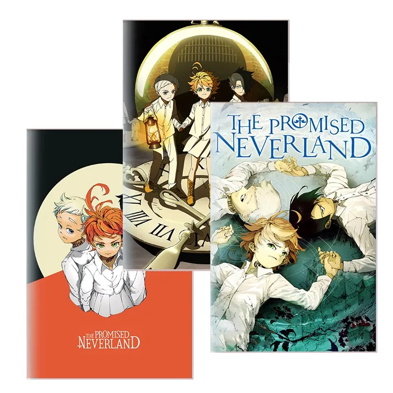 A5 Notebook Anime The Promised Neverland Emma Norman & Ray | Writing Pad Sketch Note Book COSPLAY Manga Poster Figure Notepad