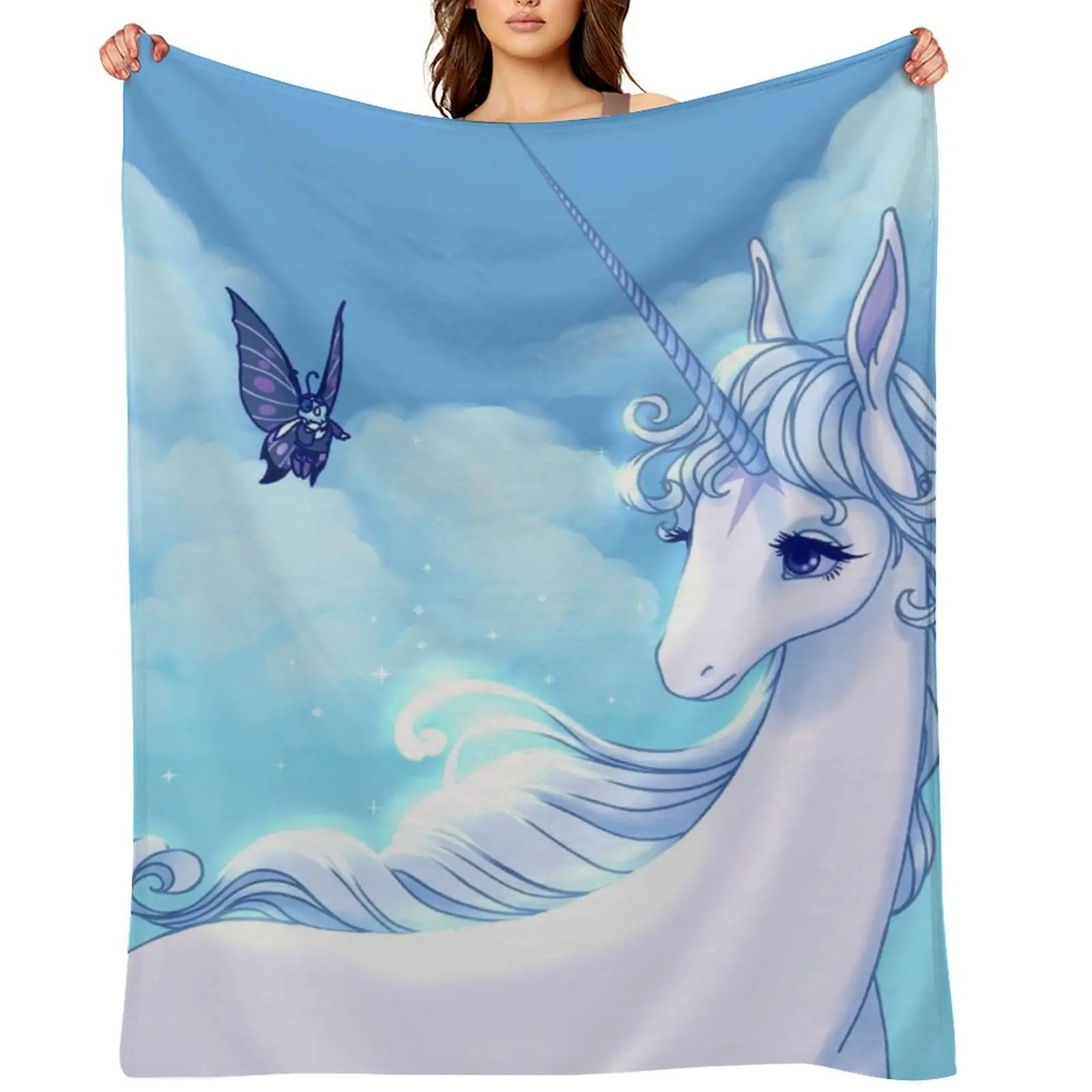 

Have you seen others like me The last unicorn Throw Blanket Cute Beautifuls funny gift decorative Blankets