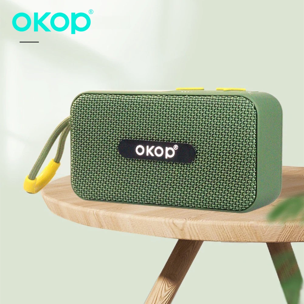 

OKOP Беспроводной Bluetooth-динамик Портативный уличный сабвуфер TWS/TF/FM для кемпинга и пляжной вечеринки Домашняя велосипедная звуковая панель caixa de som