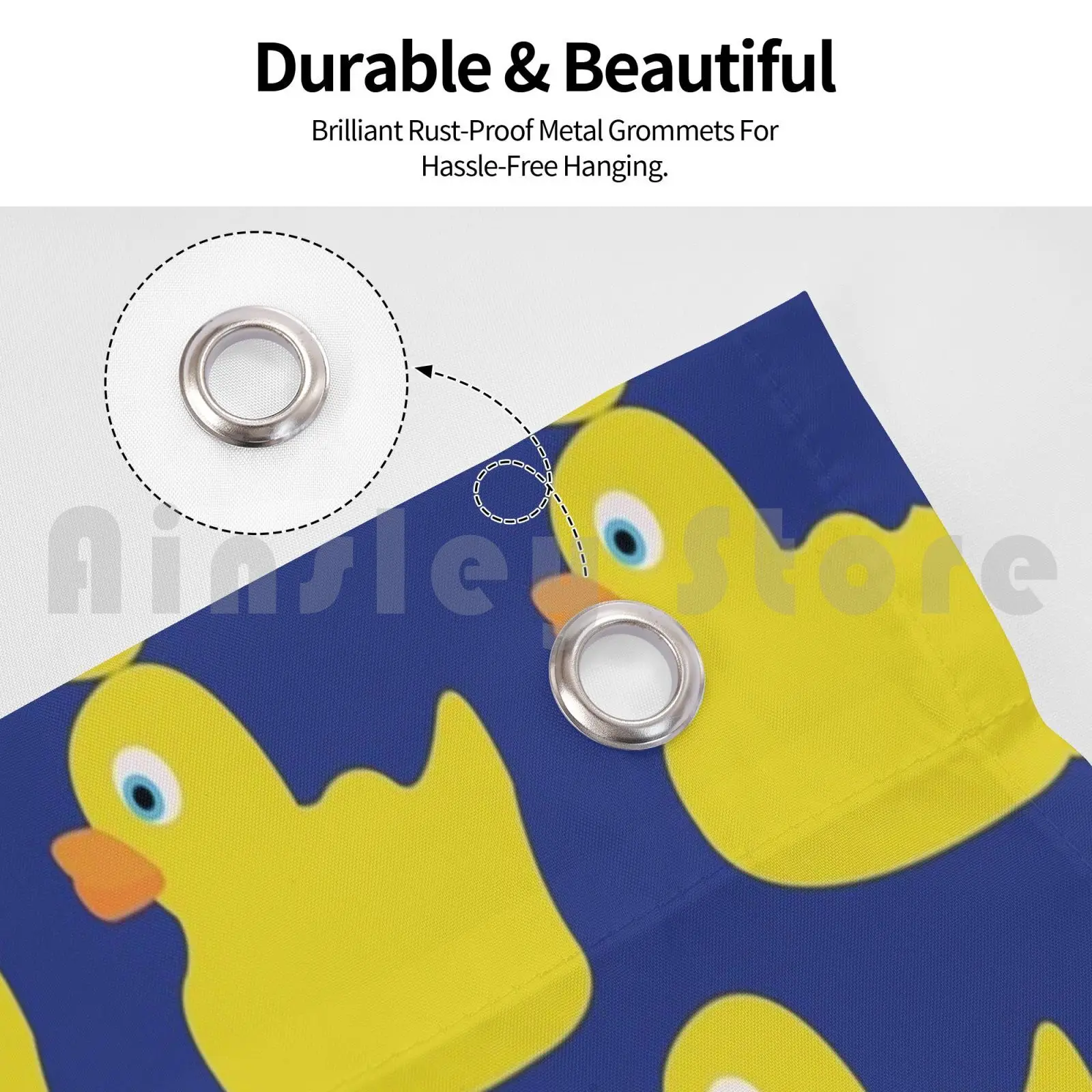 How I Met Your Mother-Ducky Pattern Flag Car Flag Printing Custom Ducky Tie How I Met Your Mother Himym Barney