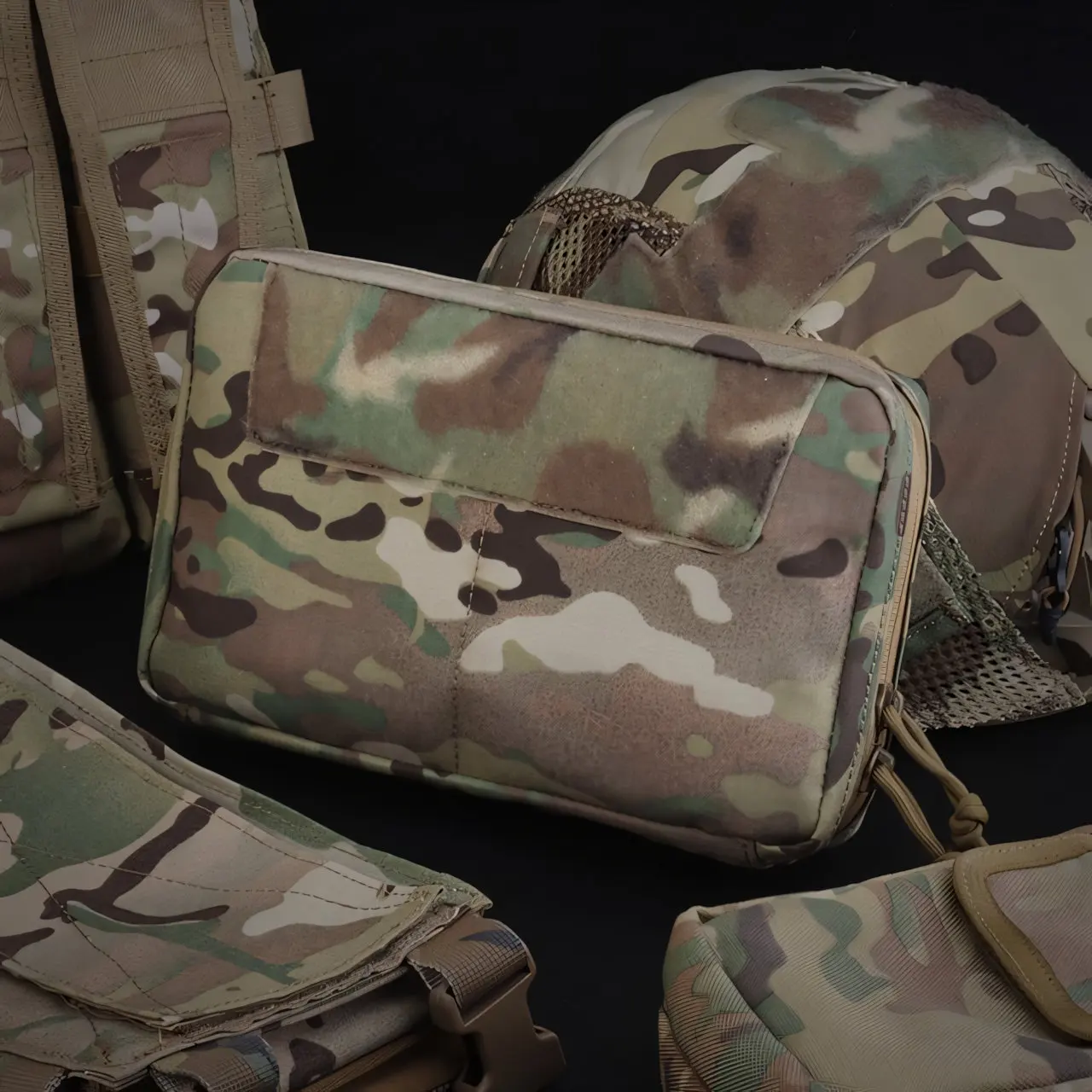 Wosport ARC GP Pouch Cordura MOLLE Mount Two Way Zipper Organizer Wide Opening Storage Bag for Airsoft and Outdoor Activities