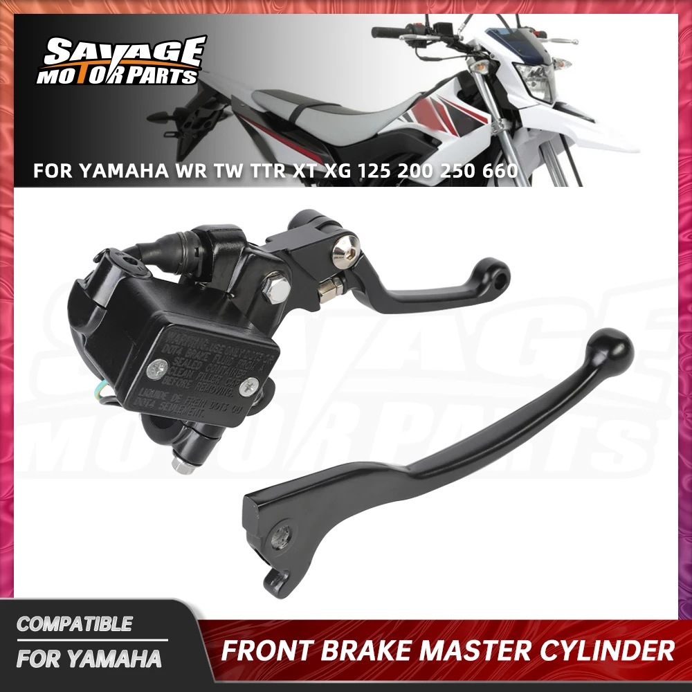 WR125R Front Brake Master Cylinder Levers For Yamaha WR XG TTR TW 125 200 XT660 1980-2020 Motorcycle Right Hydraulic Pump Lever
