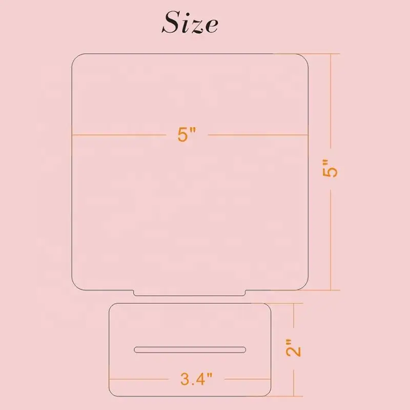 عرض عملي لسطح الطاولة من الأكريليك لرمز الاستجابة السريعة واي فاي للدفع المسح الضوئي، طراز حديث وبسيط، متين وضوح عالي لمتجر المتجر