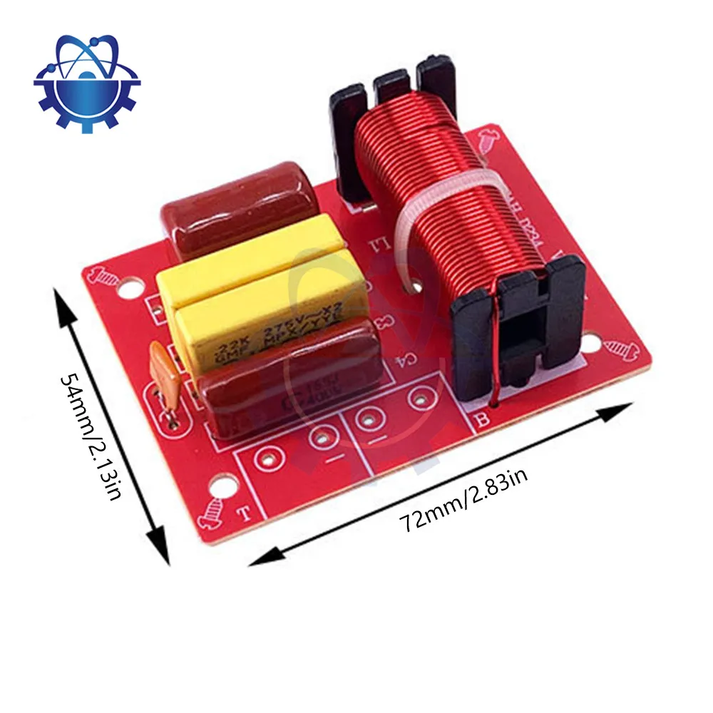 Luidspreker Frequentie Divider Board 2 Way Treble Bas Hifi Audio Crossover Filter Frequency Distributeur Diy Module