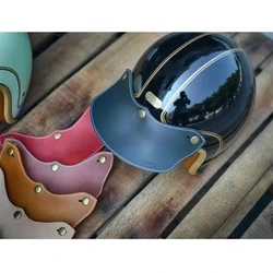 Lightweight Retro Helmets Brim 3 Pin Helmets Visors Removable Rain Cap Brim Removable Brim Qucik Fixing for Motorbike