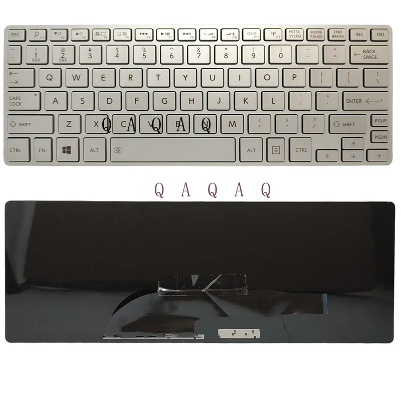

QA New Laptop keyboard for Toshiba dynaPad WT12PE-A64 Silver F
