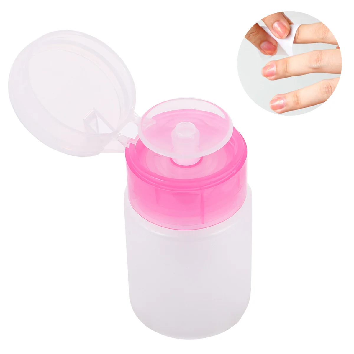 500 Stück Nagellackentücher zum Entfernen, Nagelreinigungspads, weiches, saugfähiges Einweg-Maniküre- und Pediküre-Set mit Entfernerflasche