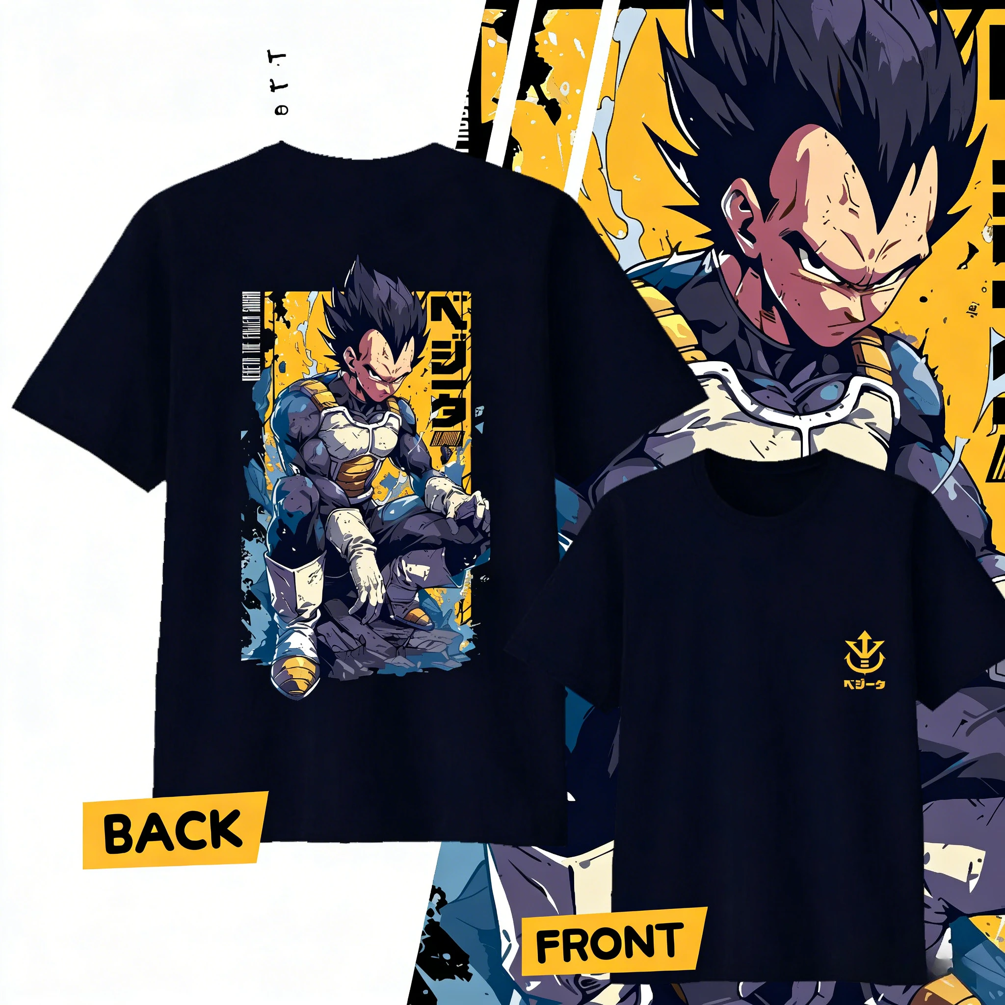 

Anime Dragon Ball Vegeta Pure Cotton T-shirt 2026 Summer Kids/Men's/Women's Fashion Casual Short Sleeved T-shirt Streetwear Y2k