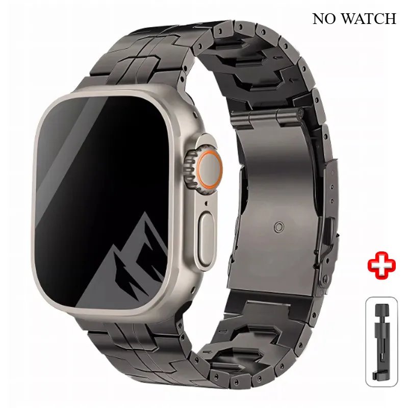 Titanium Strap for Apple Watch Series Accessories