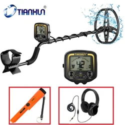 Professtional Underground Metal Detector Tianxun TX 850 Powerful Gold Detectors Treasure Hunter Seeker Pointer detector suit