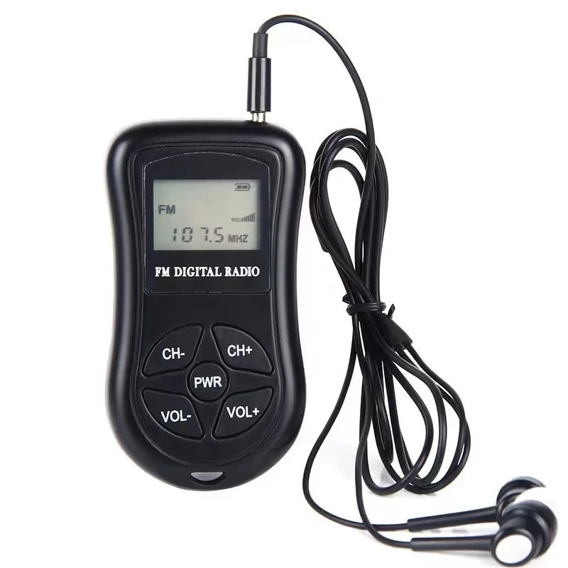 

HRD-107 FM Mini Compact Radio Portable Pocket Radio Conference Interpreter DSP Chip Radio Receiver Receiver