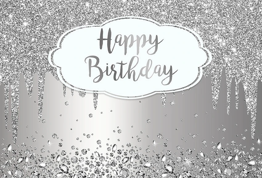 خلفية التصوير الفوتوغرافي الفضة الوردي فتاة امرأة يقطر بريق الماس حفلة عيد ميلاد سعيد صورة ديكور خلفية استوديو الصور