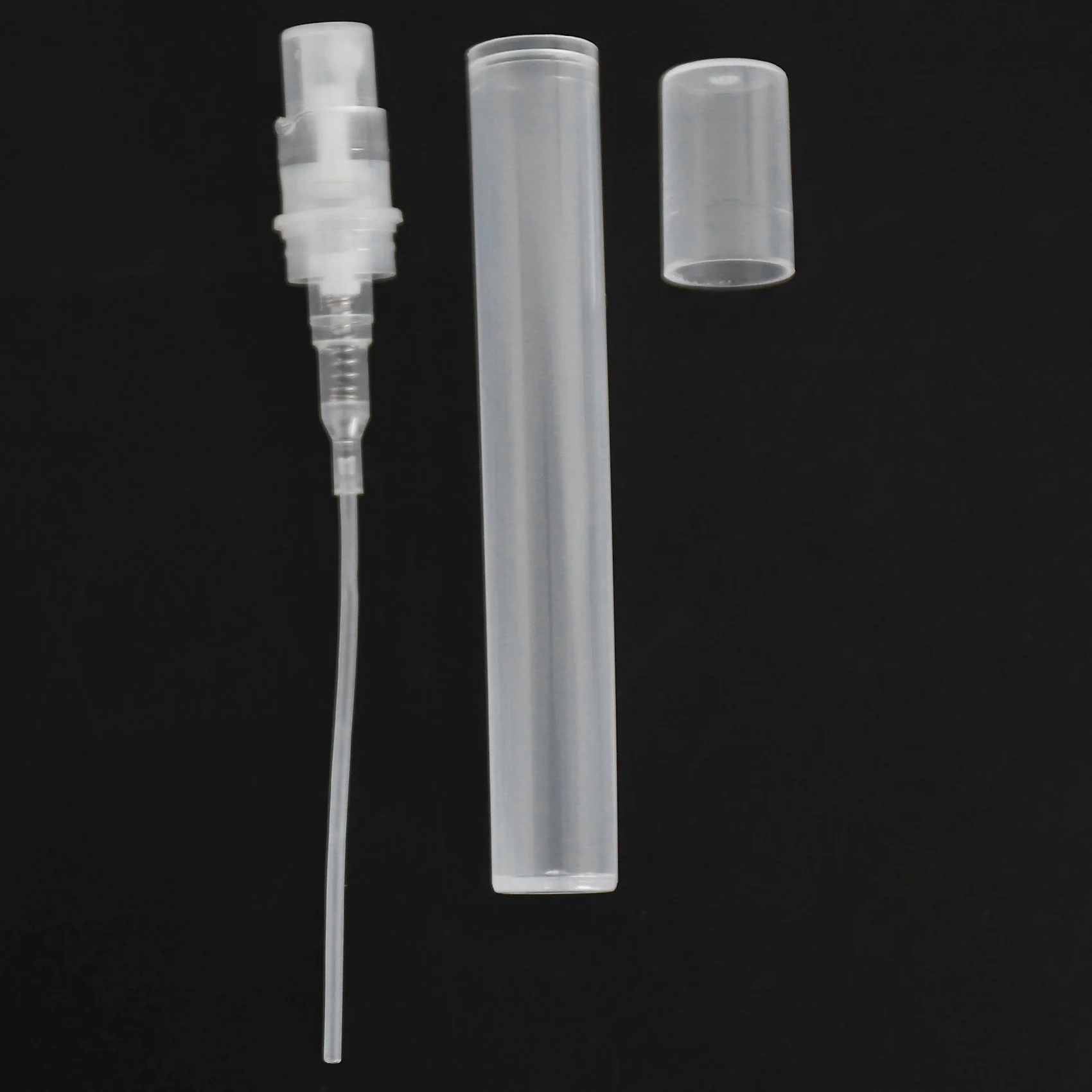 M04K 50Pcs / Lot 5Ml Empty Transparent Plastic Spray Bottle Makeup Perfume Atomizer Refillable Bottle