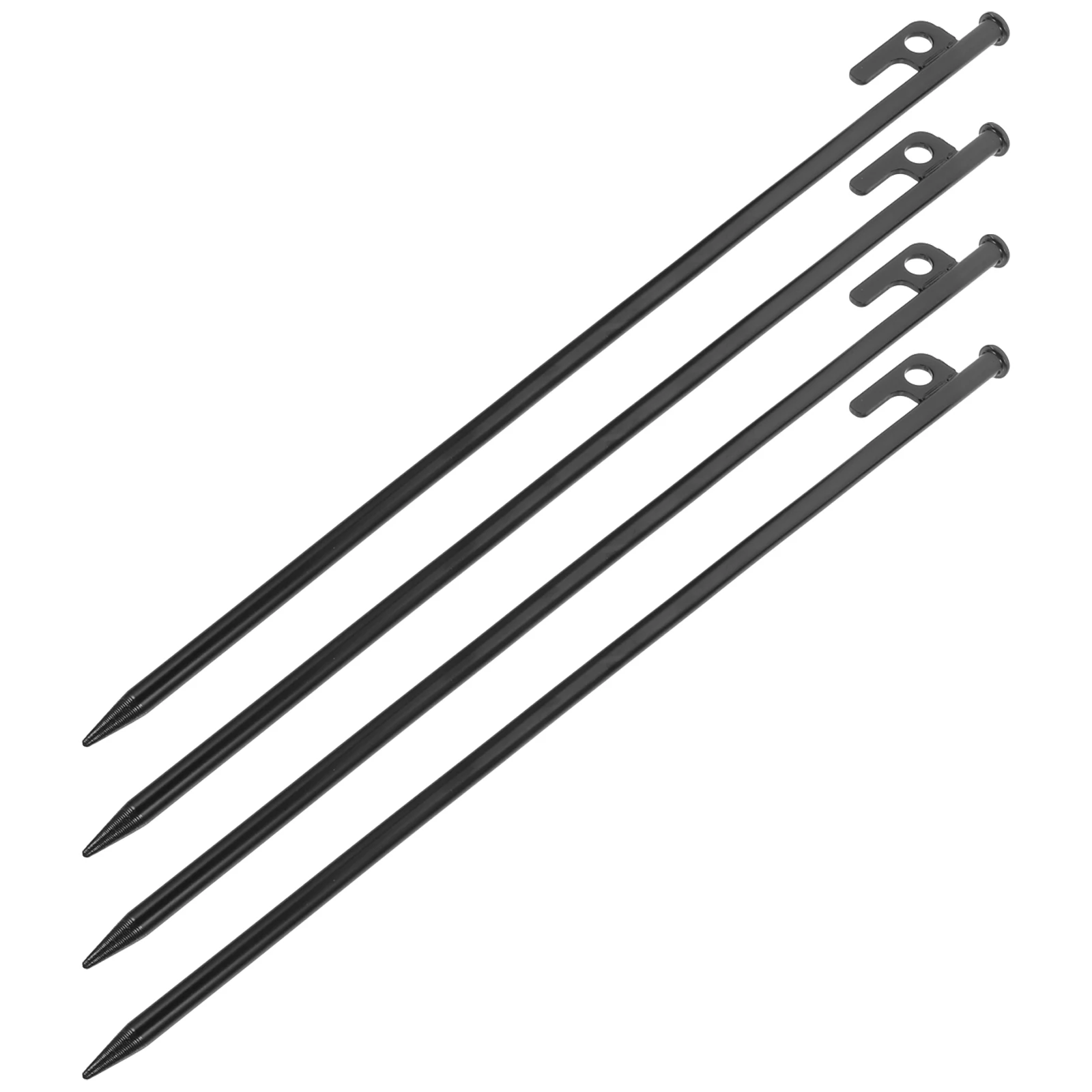 

4pcs Tent Pegs Heavy Duty Metal Stakes for Camping Outdoor Ground Canopy Spikes Durable Firm Inserts Strong Premium Material