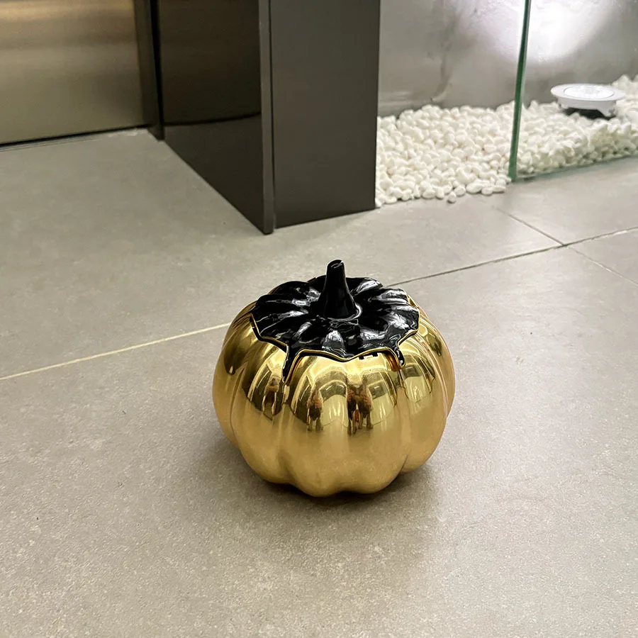 حقيبة صندوق اليقطين الإبداعية ذات الإحساس المعدني اللامع الرائع بتصميم صغير متخصص حقيبة يد حقيبة ساعي البريد