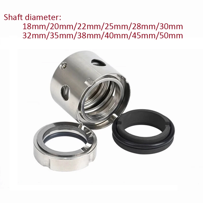 1Pc Type104 18 20 22 25 28 30 32 35 38 40 45 50 18-50mm Water Pump Mechanical Shaft Seal High Temperature And Pressure Resistant