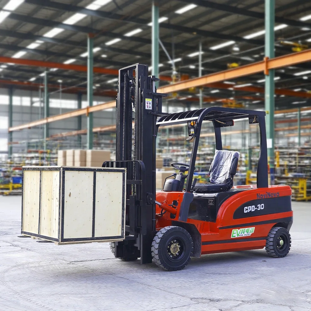 

New 3 ton Electric Forklift 3m Lift CE Certified 4WD Forklifts Energy Efficient Customizable for Warehouse/Factory Use