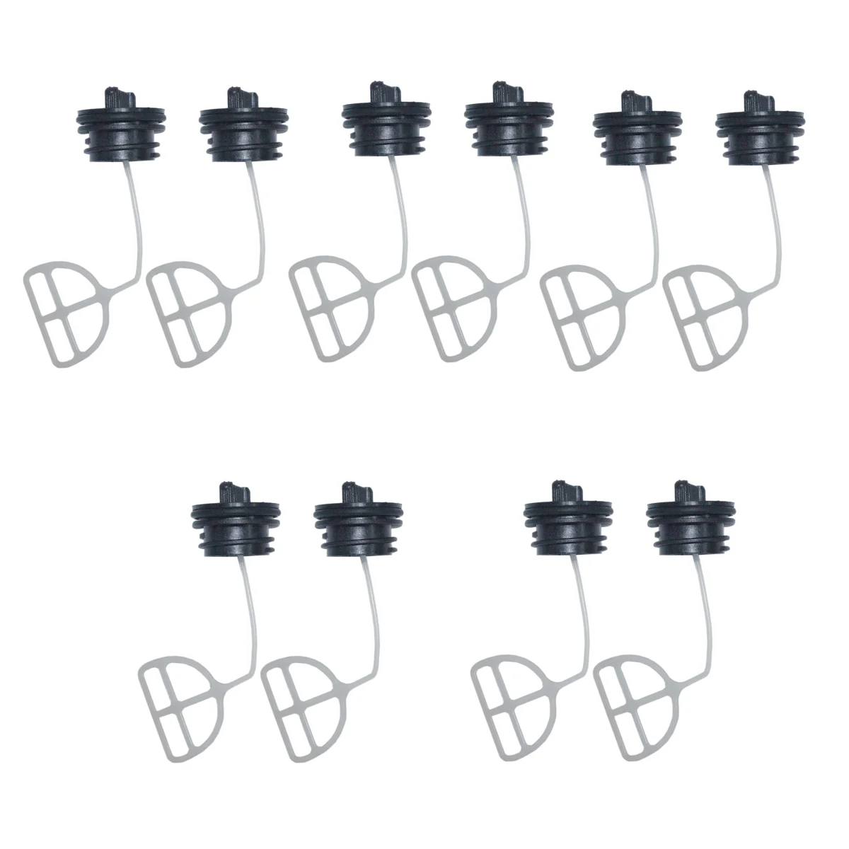 10PCS Fuel Gas Tank Cap For Husqvarna 36 41 50 51 55 136 137 141 142 154 254 261 262 Chainsaw Spare Parts Motosierra