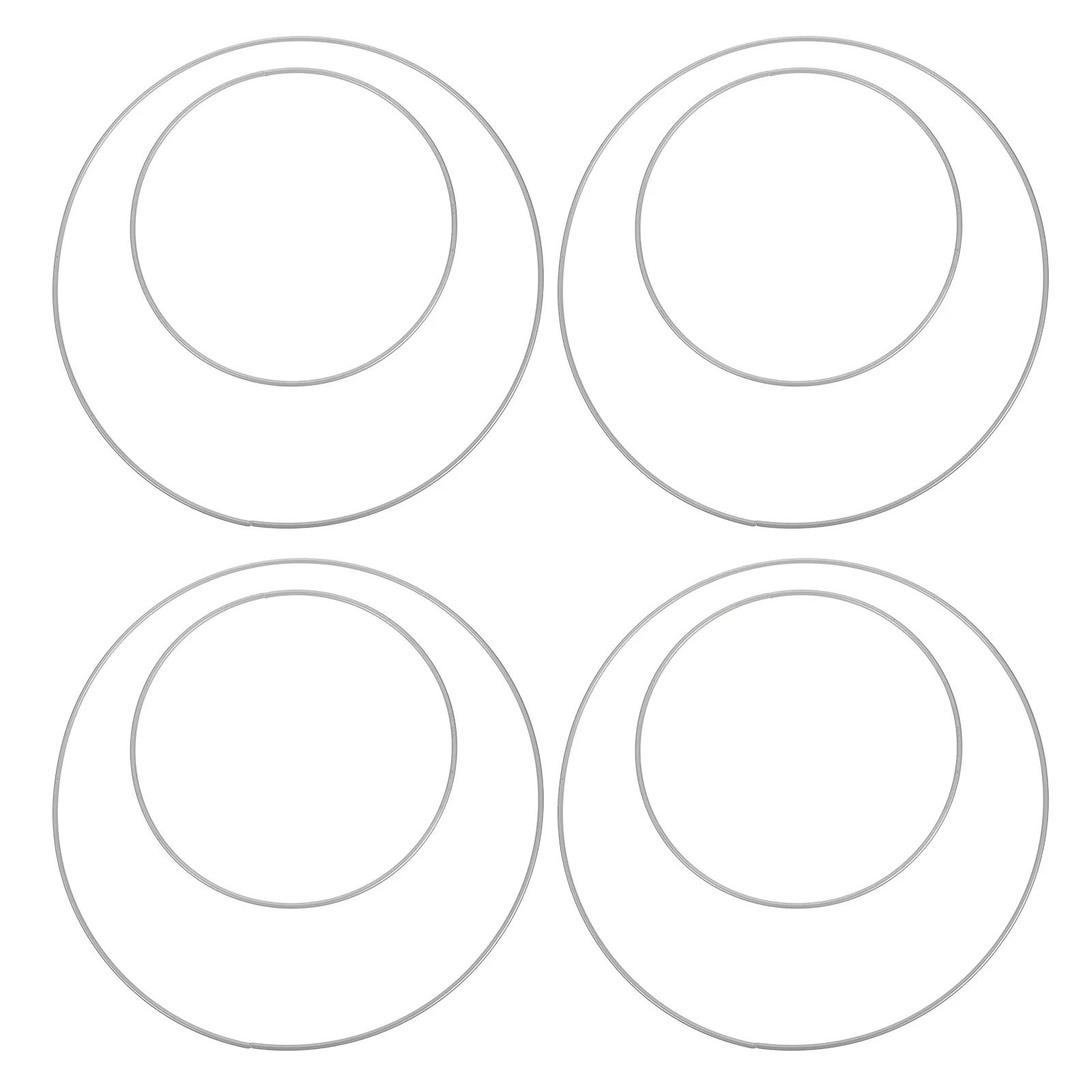 

8Pcs Dream Catcher Metal Rings DIY Supplies Floral Wreath Hoops Macrame Craft Rings Wall Hanging Wreath Decor Floral Hoops