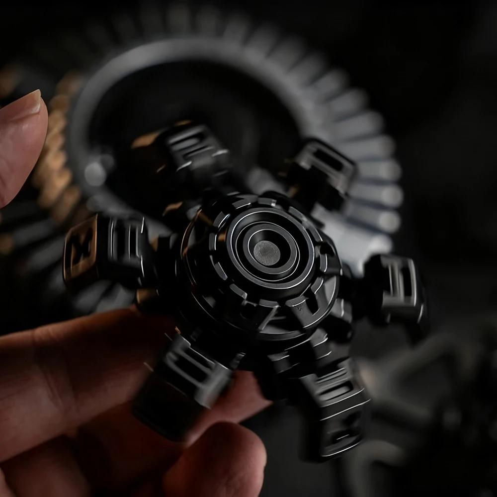 FUSHI EDC MACHINARIUM-X Fidget Spinner Otwarty Gyroskop Paznokciowy Zabawka Antystresowa Fidget Toy dla Dorosłych Oryginalne Projekty Gadżet Redukujący Lęk