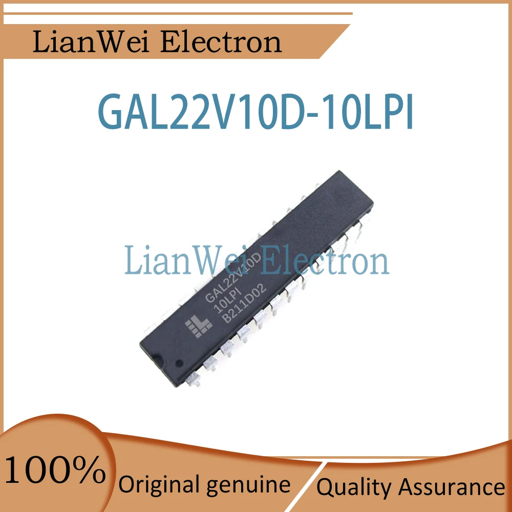 (1-10 Piece)100% New GAL22V10D GAL22V10D-10LPI GAL22V10 IC Chipset DIP-24