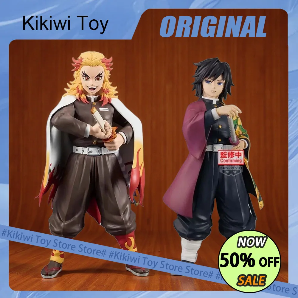 

Original Demon Slayer Anime Figures Rengoku Kyoujurou Action Figure Tomioka Giyuu Figurine Gk Statue Model Collection Toys Gifts