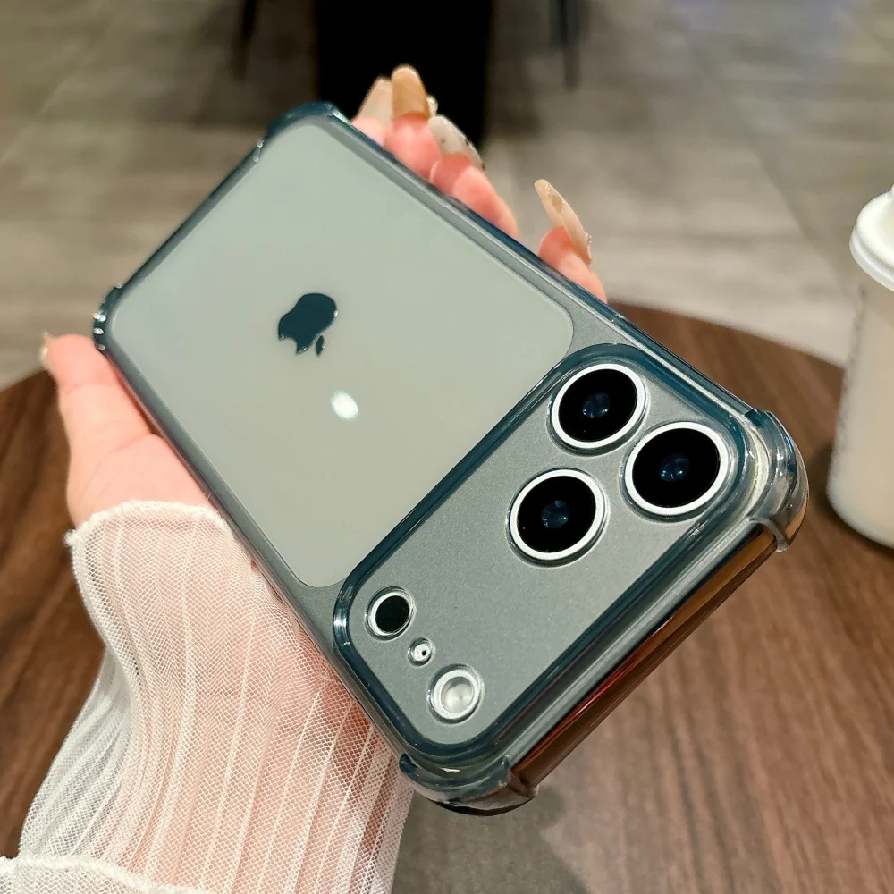 Stoßfeste Neon-Soft-TPU-Klarhülle für iPhone 17 Pro Max 16 15 14 13 12 11 XR XS X 7 8 Plus mit Kameraschutz aus Silikon – Detail 13