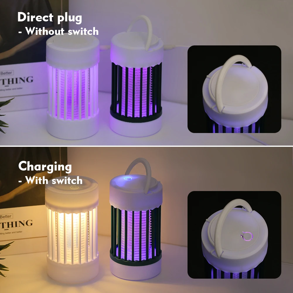 蚊取りランプ DC 5V 電撃殺虫器 ポータブル USB充電 - Food Storage Utensils のレビューと価格
