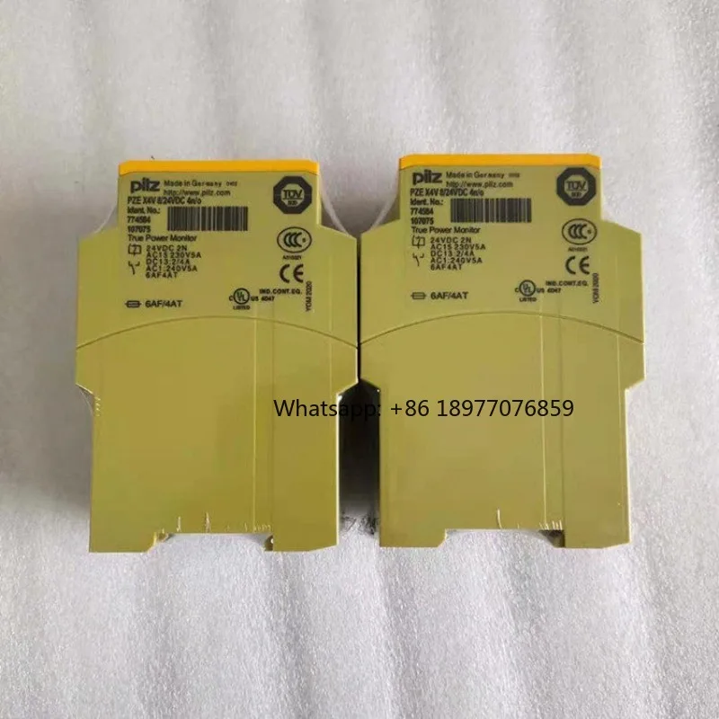 PiLZ safety relay PZE X4V8 DC24V order number 774584