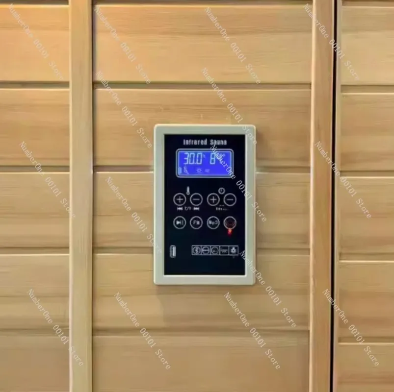 Sauna Room Thermostat Controller with LCD Screen, High Power for Steam Room Health Energy Cabin, Digital Temperature Control