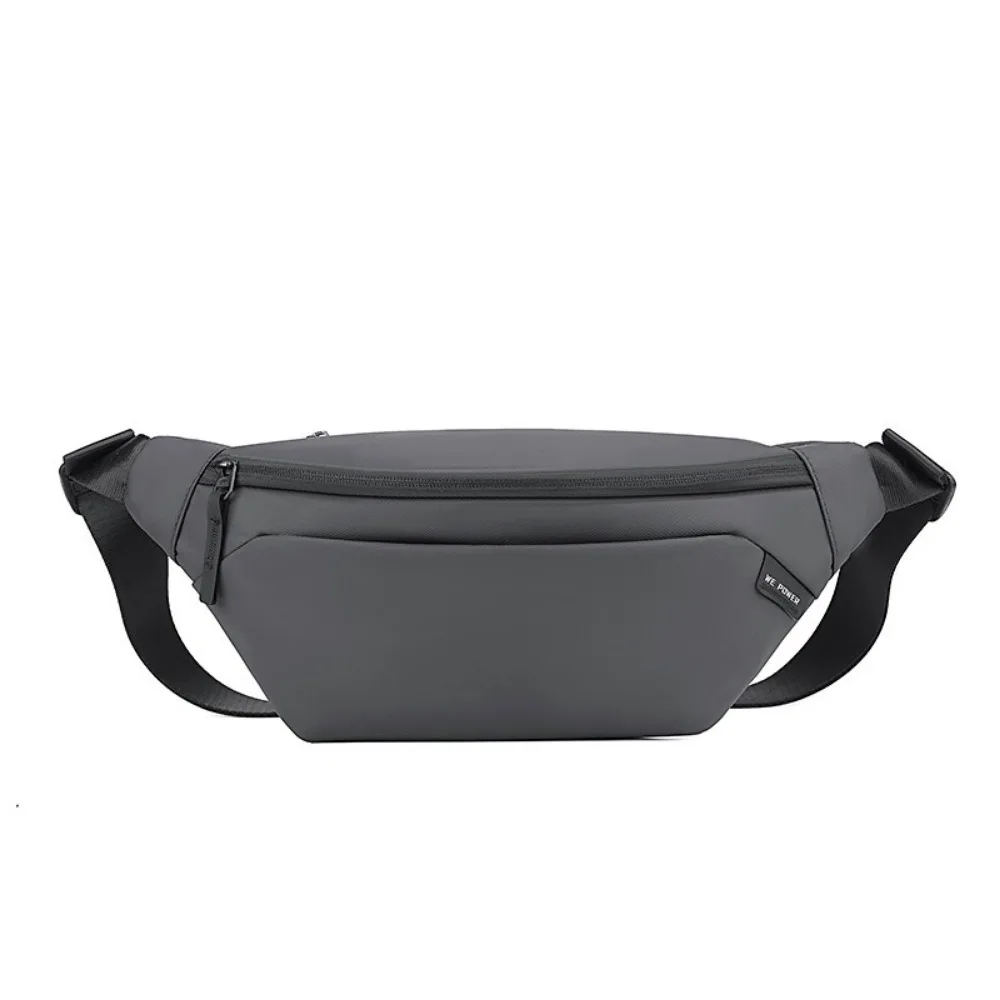 

Waterproof Men Chest Bag Large Capacity Multi-Compartment Sports Waist Bag Lightweight Wear-resistant Travel Fanny Pack