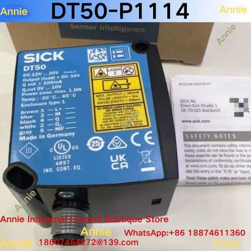 DT50-P1114 Laser Distance Sensor 1047581