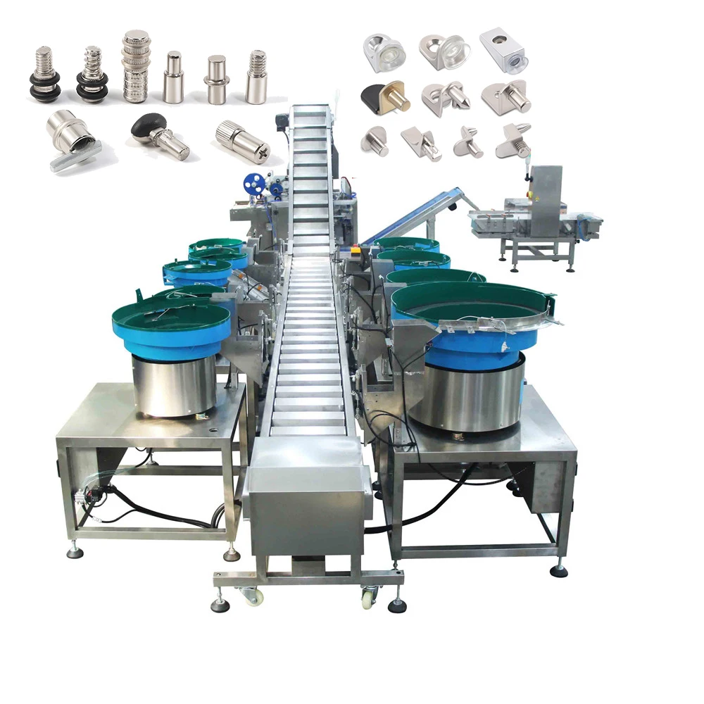 Automatic Nut Bolt Nail Furniture Packing Machine Hinge Lid Cabinet Hinge Automatic Vibrating Feeder Counting Packing Machine