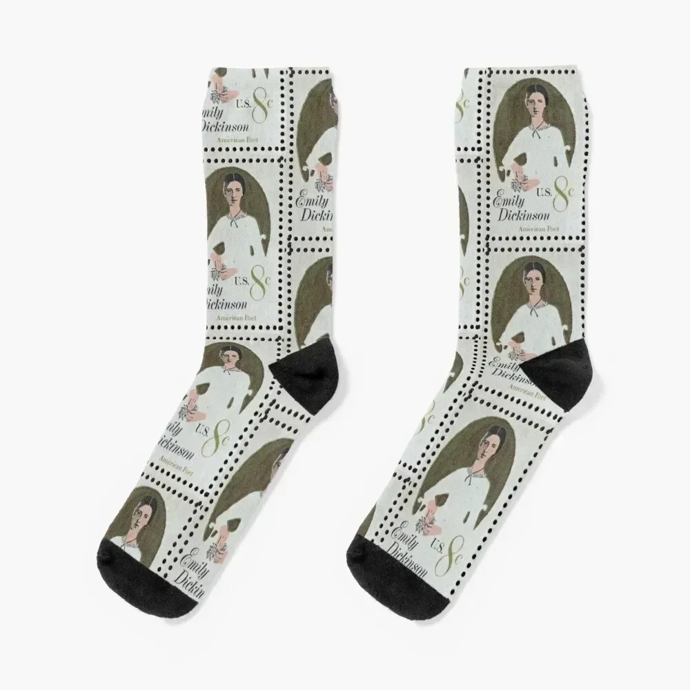 

Emily Dickinson stamp 8c. Socks Soccer kids summer Women Socks Men's