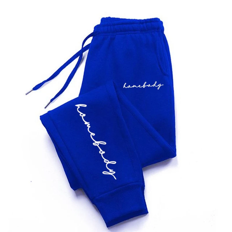 

Autumn Couple Casual Sweatpants Homebady Letter Prints Pants Warm Sports Baggy Jogger Clothing Pocket Drawstring Outdoor Trouser