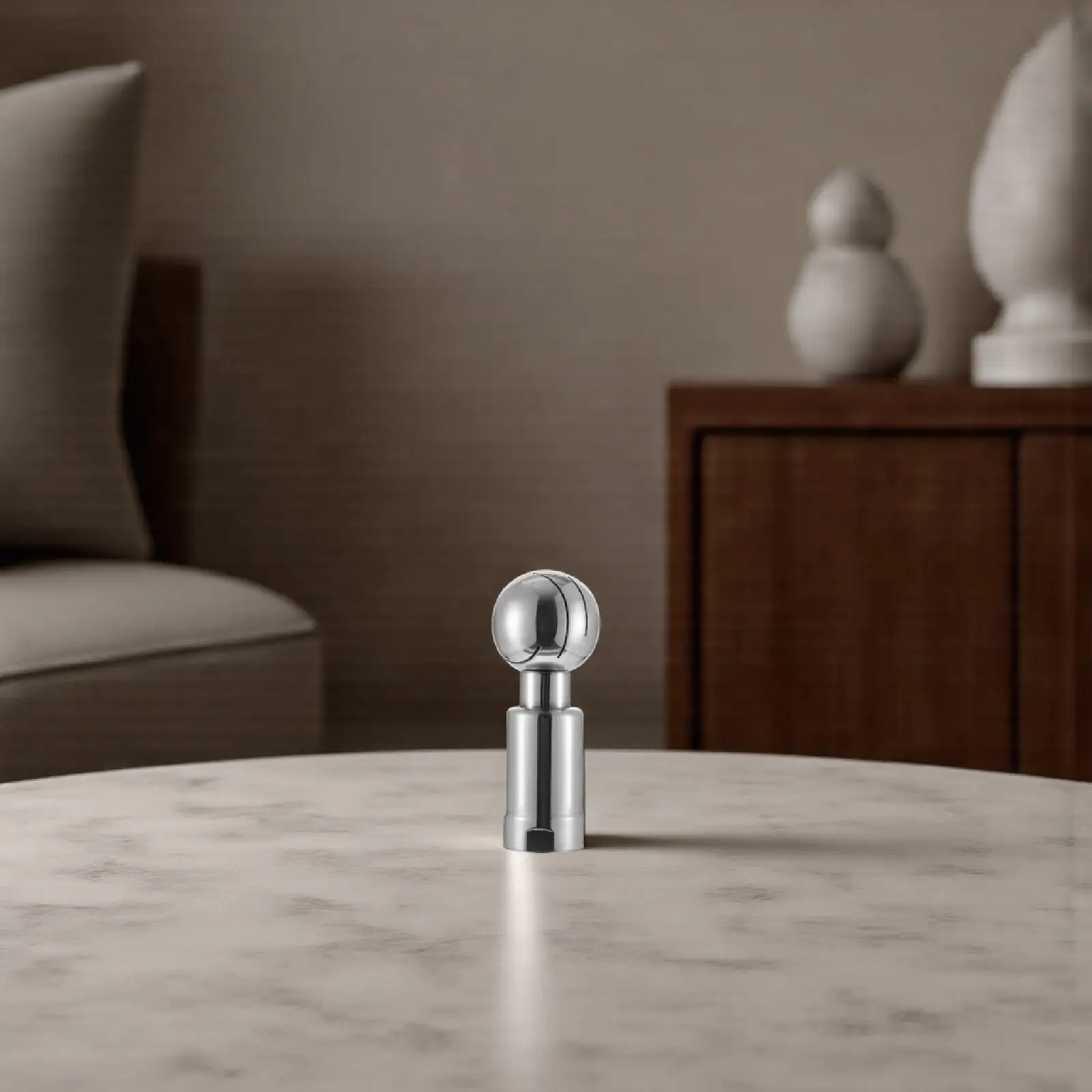 1 قطعة 360 درجة كرة رش دوارة قسط الفولاذ المقاوم للصدأ لغسل الخزان مقاومة للحرارة العالية سطح أملس لا نتوءات سهلة